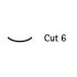 5615000 Dalta/scoaba curba scurta pt sculptura, maner para CUT 6 Two Cherries. 