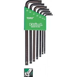 Set chei cu profil TORX® lungi, TX10-TX40/7 piese EKLIND
