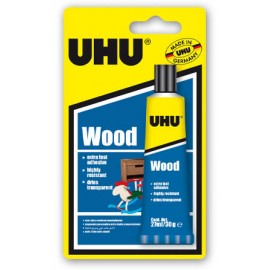 771165 Adeziv UHU pentru lemn, 27ml bl c.37585