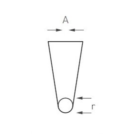 Stihel / gravator manual varf rotund Niqua