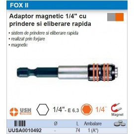 Adaptor magnetic 1/4 " USH  cu prindere si eliberare rapida