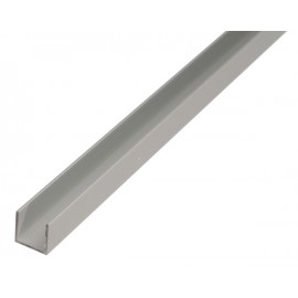Profil aluminiu forma "U", 1000 mm