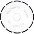Set 2 lame cutter disc cu taiere perforata - Ø28mm, NT Cutter.