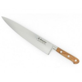 Cutit de gatit, lungime 25cm, otel carbon, maner din lemn de maslin, Sabatier Au Carbone-Olive.