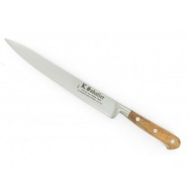 Cutit de feliat, lungime 20cm, otel carbon, maner din lemn de maslin, Sabatier Au Carbone-Olive.