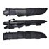 Cutit Bushcraft Expert cu teaca Tactical Black,sistem Molle