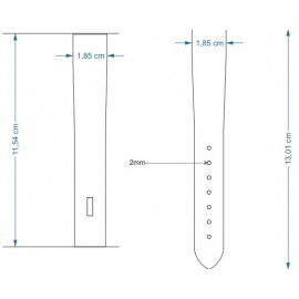 Sabloane taiere pt curele de ceas din piele 18, 20, 22, 24mm latime