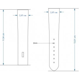 Sabloane taiere pt curele de ceas din piele 18, 20, 22, 24mm latime