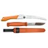 CBS137 Set Cutit Morakniv Kansbol ORANGE Si Fierastrau pliabil bushcraft/camping Silky Gomboy curbat 210mm cu 8dinti/30mm