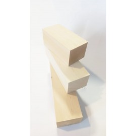 Set de blocuri din lemn de tei pentru cioplit 45x50mm