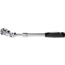 Antrenor cu clichet WGB 1/4", cu intermediar cardanic și mâner telescopic, crom-vanadiu