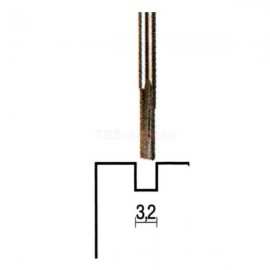 29024 Freza profilata 3.2mm pentru lemn Proxxon