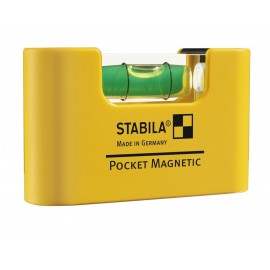101 Pocket Magnetic, nivela cu 1 bula și magnet, 6.5 cm Stabila