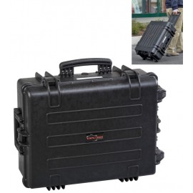 Geanta/ Valiza  protectie cu suport burete pentru 12 pistoale, roti si maner telescopic, Explorer Cases 5823, 670 x 510 x 262 mm