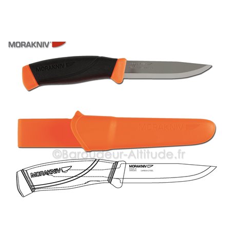 Cuţit Mora Companion, HeavyDuty Orange (C), DIY/Hobby/camping