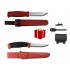 Cutit Morakniv Garberg Dala Red, lama otel inoxidabil + CADOU kit supravietuire si cutit Companion Dala Red