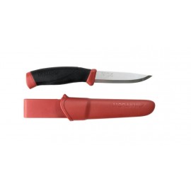 Cutit Morakniv Garberg Dala Red, lama otel carbon + CADOU kit supravietuire si cutit Companion Dala Red