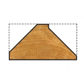Freza semirotunda pentru lemn,diametru taiere Ø 28mm, Wolfcraft