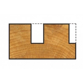 Freza HSS canal pentru lemn,diametru taiere Ø 4 mm, Wolfcraft